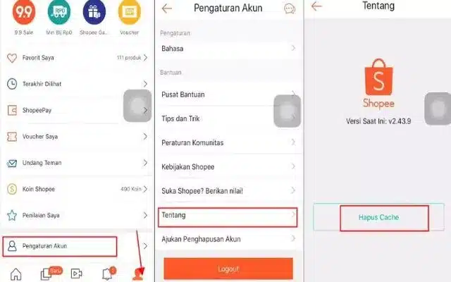 Cara Menghapus Cache Shopee 100% Berhasil
